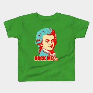 Rock Me Wolfgang Amadeus Mozart Kids T-Shirt